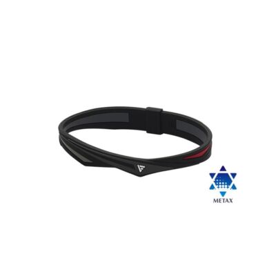 Phiten RAKUWA EXTREME TWIST karkötő 18 cm fekete