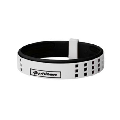 Phiten Rakuwa Titán duo karkötő  fehér-fekete 15 cm