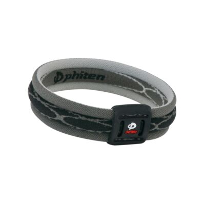 Phiten Rakuwa X30 mono karkötő szürke 16 cm