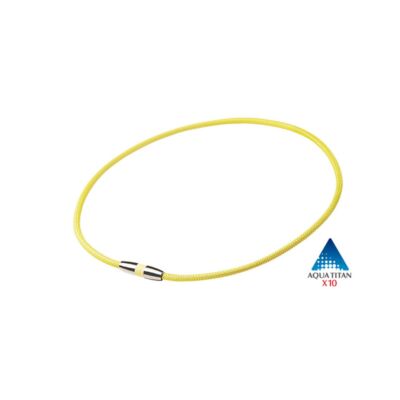 Phiten RAKUWA X10 MG nyaklánc sárga 45 cm