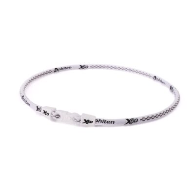 Phiten Rakuwa X50 nyaklánc fehér 45 cm