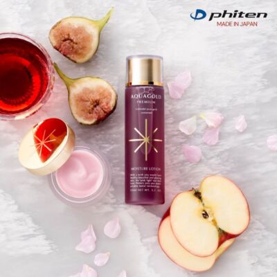 Phiten Aquagold Premium nedvesítő arc és testápoló 150 ml