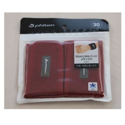 Phiten Rakuwa Metax bandázs 6*30 cm bordó