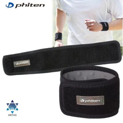 Phiten Rakuwa Metax bandázs 6*30 cm fekete