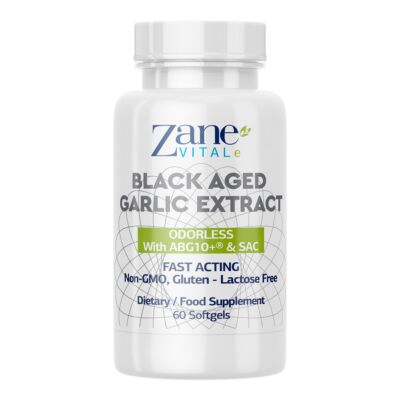 Zane Vitale Fermentált Fekete Fokhagyma kapszula ABG10+ formula S-allil-ciszteinnel 60 db