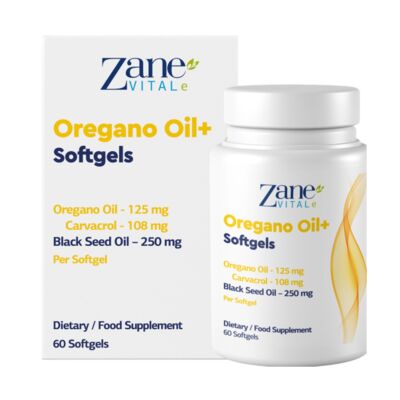 Zane Vitale Oregánó olaj+ lágyzselatin kapszula Feketeköménnyel 60 db