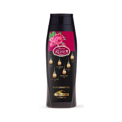 Arsy Cosmetics Natural Rose Oils of Life 6 olaj + Keratin sampon 450 ml
