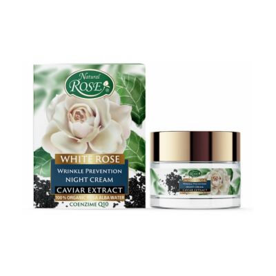 Arsy Cosmetics Natural Rose White Rose & Caviar Ránctalanító éjszakai krém 50 ml