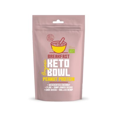 Diet Food Keto Bowl Ketogén reggeli Peanut Protein 200 g