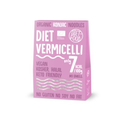 Diet Food Bio Shirataki Gluténmentes Konjac Tészta Cérnametélt 370 g