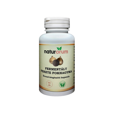 Naturorum Fermentált Fekete Fokhagyma kapszula 500 mg 60 db