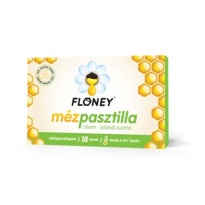 Floney mézpasztilla - citrom - izlandi zúzmó 18 db