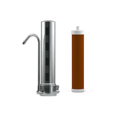 Geyser Aqua asztali vízszűrő rozsdamentes acél házzal
