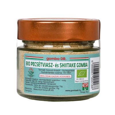 Gomba DR. Kistermelői őrölt bio Pecsétviasz és bio Shiitake gomba 30 g