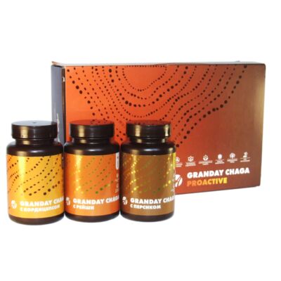 Granday Chaga Proactive immunmoduláns és adaptogén hatású italkoncentrátum pasztilla 3x45