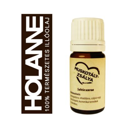 Holanne 100% Természetes Muskotályzsálya illóolaj 5 ml