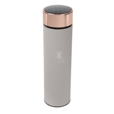 BerlingerHaus Ivópalack (termosz) LED-es hőfok kijelzővel 500 ml - Taupe Collection