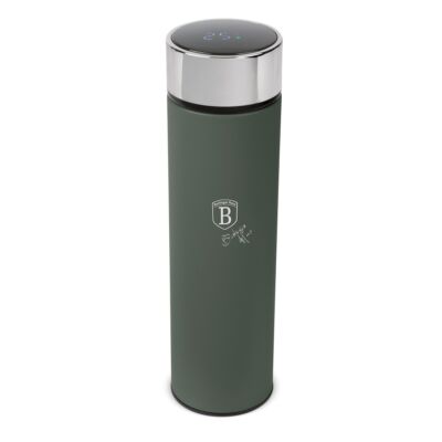 BerlingerHaus Ivópalack (termosz) LED-es hőfok kijelzővel 500 ml - Matte Green Collection