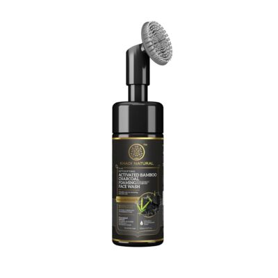 Khadi Natural Aktív Bambuszszenes Habzó Arclemosó Kefével 150 ml