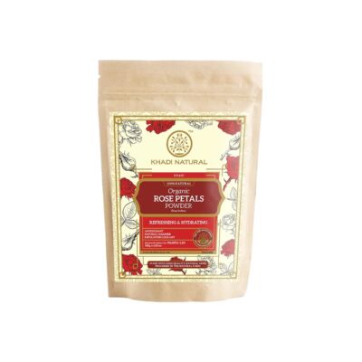 Khadi Natural Arc- és Bőrápoló Bio Rózsaszirom Por 100 g