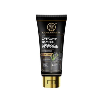 Khadi Natural Ayurvédikus Face scrub arcradír aktív bambusszénnel 100 g