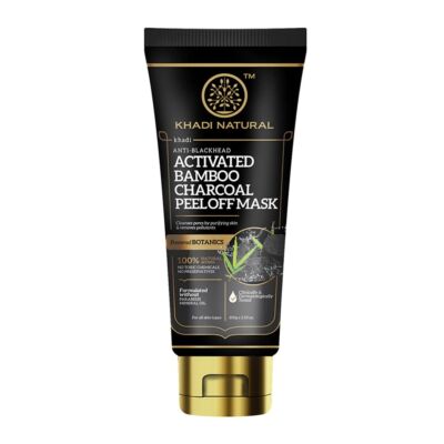 Khadi Natural Ayurvédikus Peel off mask lehúzható arcmaszk aktív bambusszénnel 100 g