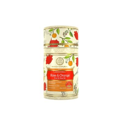 Khadi Natural Rózsa &amp; Narancs Arcpakolás 100 g