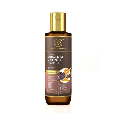 Khadi Natural Gyógynövényes Shikakai &amp; Méz Hajolaj 200m