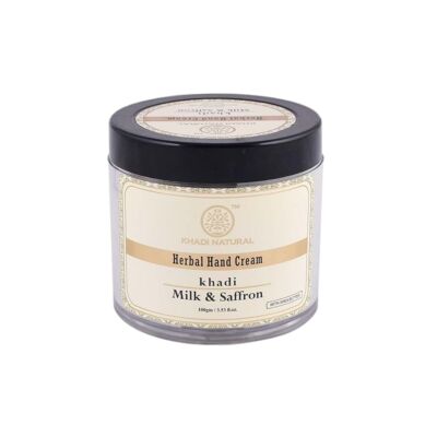 Khadi Natural Ayurvédikus Sáfrányos Tej Kézkrém Sheavajjal 100 g 