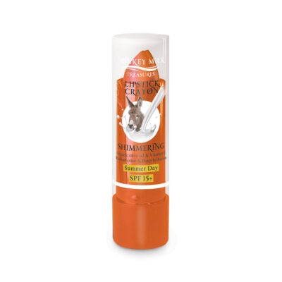 Pharmaid Donkey Milk Treasures Szamártejes csillámló narancssárga ajakbalzsam SPF 15' 4.5 g