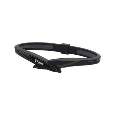 Phiten Rakuwa Metax Extreme kereszt karkötő fekete-piros 18 cm