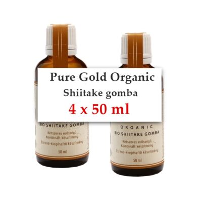 Pure Gold Organic BIO Shiitake gomba folyékony kivonat 4x50 ml