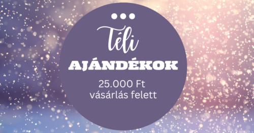 2026. Téli ajándékaink 25.000 Ft vásárlás felett