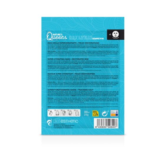 Diet Esthetic Nature's Queens Immortelle arcmaszk Szalmagyopár 25 g