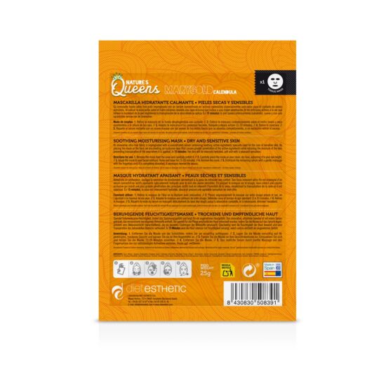 Diet Esthetic Nature's Queens Marygold arcmaszk Körömvirágos 25 g