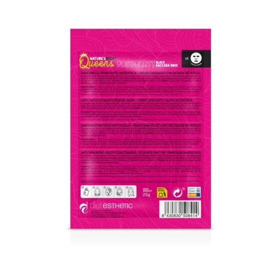 Diet Esthetic Nature's Queens Post-Party arcmaszk Black Baccara 25 g