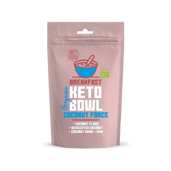 Diet Food Keto Bowl Ketogén reggeli Coconut Force 200 g