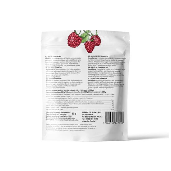 Diet Food Bio gyümölcszselé Málnás (Raspberry) 50 g