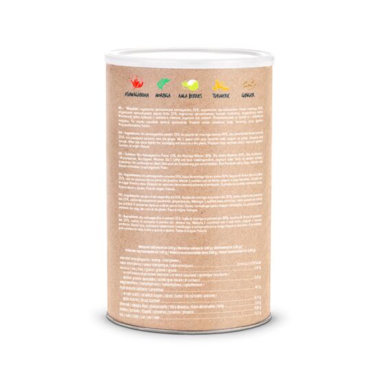 Organikus, ayurvédikus gyógynövényekből készült.