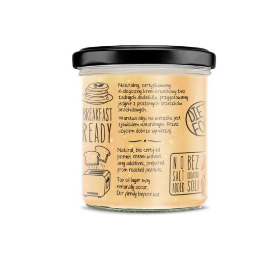 Diet Food Bio Földimogyoró krém ropogós (Peanut Cruncy) 300 g