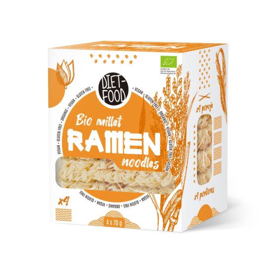 RAMEN tészta bio kölesből 
