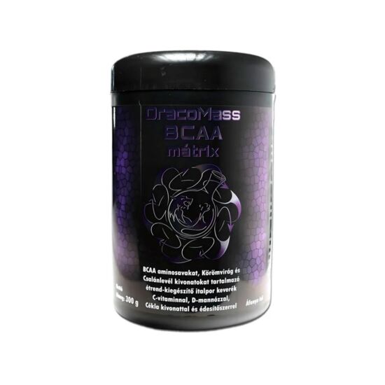 DracoMass BCAA Mátrix Áfonya ízű 300 g