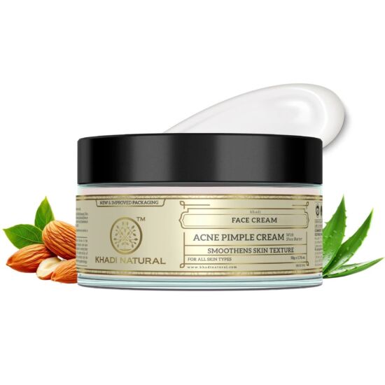 Khadi Natural Acne Pimple Ayurvédikus Pattanás Elleni Krém 50 g