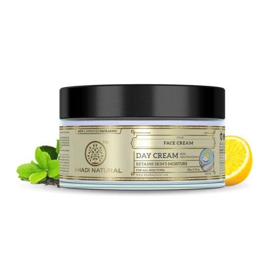 Khadi Natural Day Cream Ayurvédikus Nappali Arckrém Gyógynövényekkel 50 g 