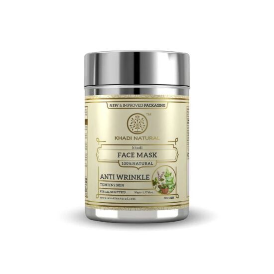 Khadi Natural Anti Wrinkle Ayurvédikus Ránctalanító Arcpakolás 50 g 