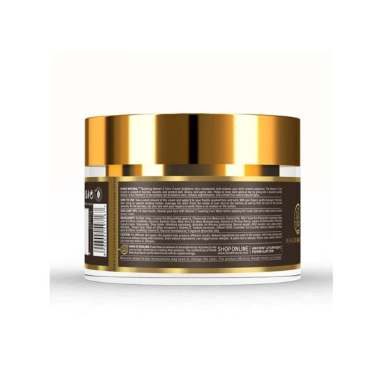 Khadi Natural C-vitaminos Arckrém 50 g