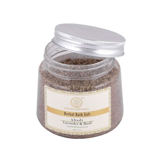 Khadi Natural Ayurvédikus Levendula Bazsalikom fürdősó 200 g
