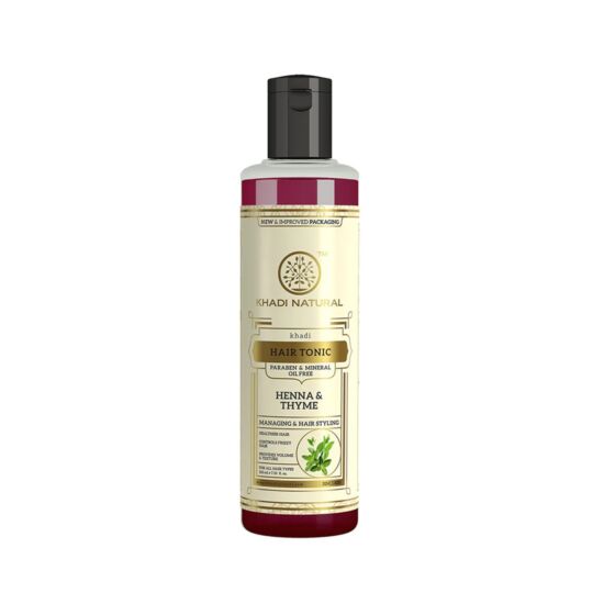 Khadi Natural Henna & Kakukkfű Hajtonik 210 ml