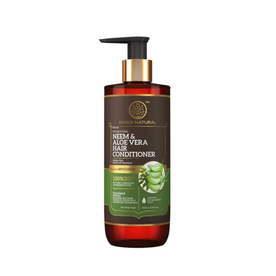 Khadi Natural Indiai Orgona és Aloe Vera Hajkondicionáló 310 ml