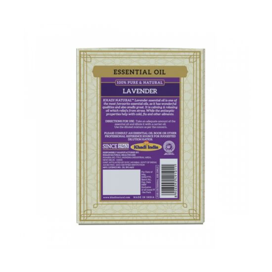 Khadi Natural Ayurvédikus Levendula Illóolaj 15 ml 
